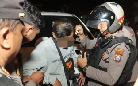 Polisi Temukan Sabu saat Penyekatan Pengesahan Warga Baru PSHT di Mojokerto