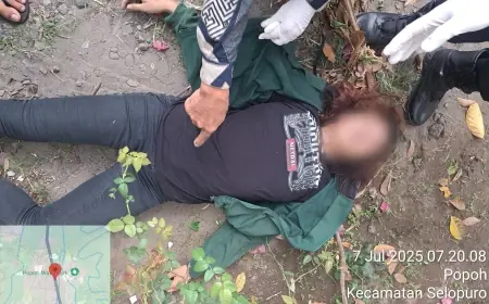 Identitas Mayat Perempuan yang Ditemukan di Pinggir Jalan di Blitar Terungkap, Ternyata Warga Kediri