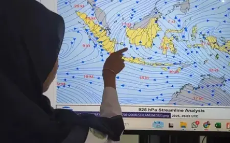Suhu Surabaya Turun Dipicu Angin Dingin Australia