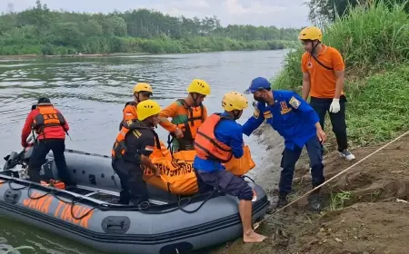 Mayat Perempuan tanpa Identitas Ditemukan di Sungai Brantas Tulungagung