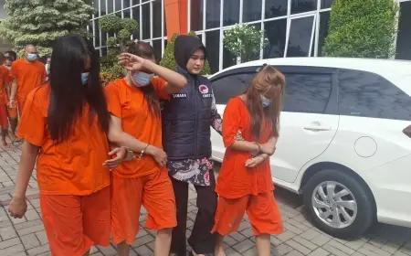 Tiga Wanita di Gresik Terjaring Kasus Narkoba, Polisi Amankan 6 Ons Sabu-sabu