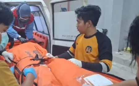 Pekerja Kontruksi Tewas setelah Terjatuh dari Atap Sunrise Mall Mojokerto