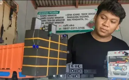 Di Tengah Polemik Fatwa Haram, Perajin Miniatur Sound Horeg di Madiun Banjir Pesanan