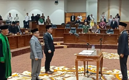 Dua Legislator DPRD Bojonegoro Resmi Dilantik Gantikan Anggota yang Wafat
