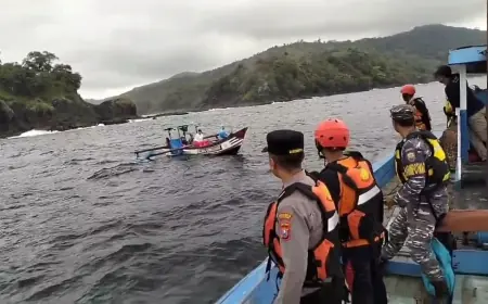 Hari Terakhir, Tim SAR Gabungan Trenggalek Sisir Laut dan Darat Cari Enam ABK KM Sinar yang Hilang