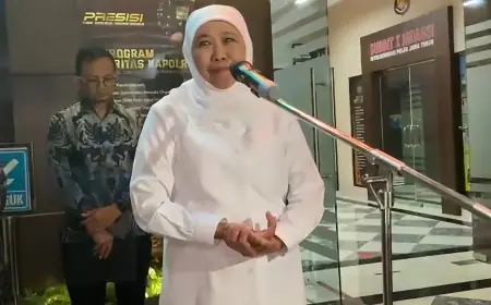 8 Jam Diperiksa KPK di Polda Jatim, Khofifah: Penyaluran Dana Hibah sudah Sesuai
