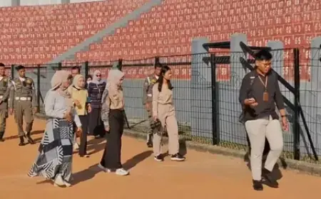 Wali Kota Kediri Tinjau Renovasi Stadion Brawijaya Jelang Super League