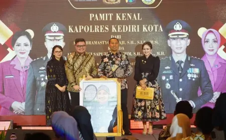 Wujudkan Keamanan di Kabupaten Kediri, Mas Dhito Bangun Sinergitas dengan Dua Kapolres Baru