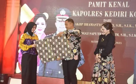 Pamit Kenal Kapolres Kediri Kota, Mbak Wali Harap Sinergi dan Kolaborasi Dipertahankan Demi Wujudkan Kota Kediri Mapan