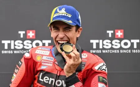 Marc Marquez Terlalu Tangguh di Lintasan Basah dalam Sprint MotoGP Sachsenring Jerman