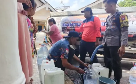 BPBD Bondowoso Terus Salurkan Bantuan Air Bersih ke Desa Terdampak Kekeringan