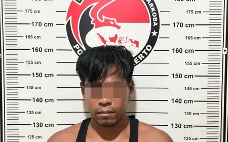Edarkan Sabu, Pemuda Pengangguran di Mojokerto Digulung Polisi