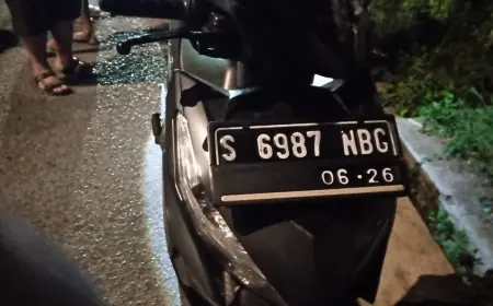 Pemotor Asal Gresik Tewas Usai Terjatuh dari Sepeda Motor di Jombang