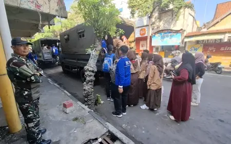 SMA NU 1 Gresik Libatkan TNI dalam MPLS, Fokus Pembentukan Karakter Anak