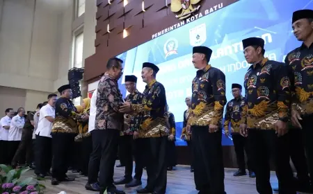 Wali Kota Batu Kukuhkan PABPDSI, BPD Diminta Jadi Motor Demokrasi Desa dan Mitra Strategis Pembangunan