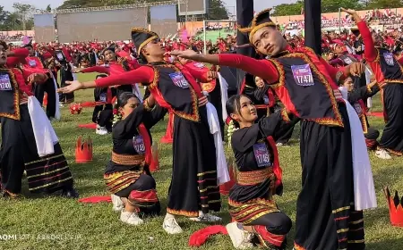 Harkopnas ke-78, Sebanyak 2.025 Penari di Bojonegoro Pecahkan Rekor MURI
