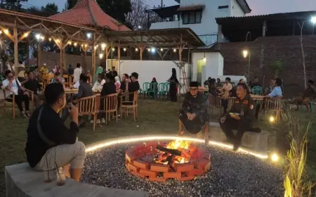 Asyiq Cafe di Probolinggo, Jujugan Nongkrong dengan Konsep Alam Terbuka dan Menu Khas Desa