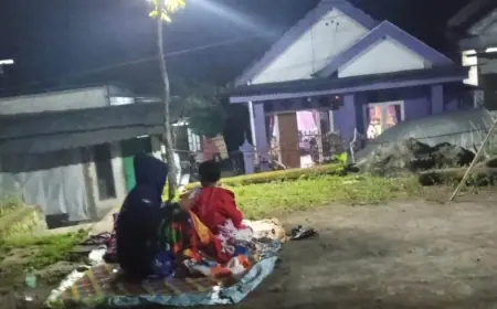 Gempa Susulan Guncang Wilayah Tiris Probolinggo, Warga Pilih Tidur di Luar Rumah