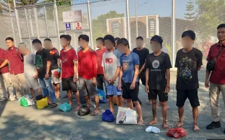 Overload, Puluhan Narapidana Rutan kelas IIB Gresik Dipindahkan