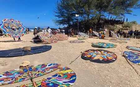 Festival Layang-Layang di Pantai Dlodo,  Kreativitas tanpa Batas di Langit Tulungagung