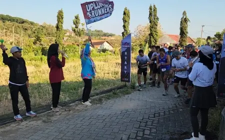 Potensi Wisata Gunung Pandan Terangkat lewat Trail Run, Komunitas Upluk Runner Sukses Gelar Event Lintas Alam