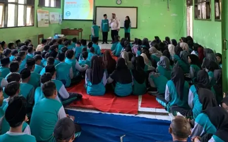 DPD LRPPN-Bhayangkara Indonesia Nganjuk Sosialisasi Bahaya Narkoba di MTsN 9 Juwet