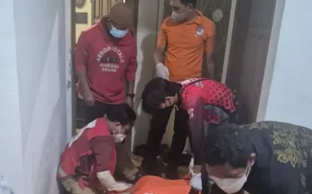 Warga Mojokerto Digegerkan oleh Penemuan Mayat di Kamar Kos