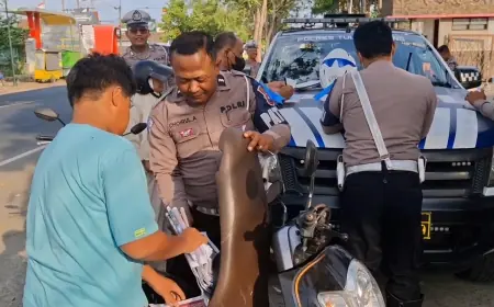 Ribuan Pelanggaran Tercatat dalam Sepekan Operasi Patuh Semeru 2025 di Tulungagung