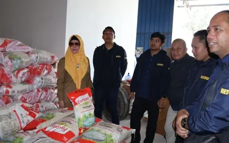 Bulog Bersama Tim Satgas Lakukan Uji Lab 4 Merek Beras Diduga Bermasalah di Malang
