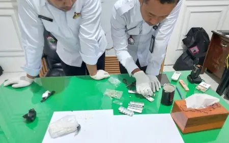 Petugas Lapas Tulungagung Gagalkan Penyelundupan Narkoba, Modus Lempar dari Luar Tembok