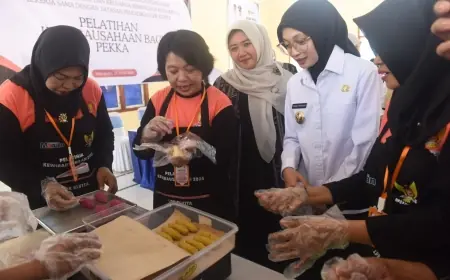 Tinjau Pelatihan Kewirausahaan, Mbak Wali: Ini Upaya Pemerintah Lakukan Pemberdayaan Ekonomi Bagi PEKKA