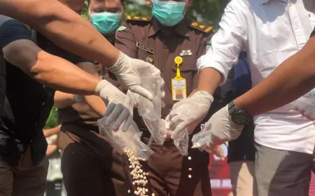 Sabu-sabu 2,1 Kilogram Dimusnahkan Kejari Kota Mojokerto