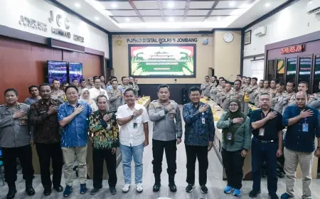 Polres Jombang Dorong Sinergi Ketahanan Pangan Produksi Jagung