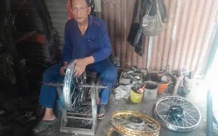 Ketika Roda Ekonomi tak Lagi Berputar Lincah: Kisah Perajin Velg di Kertosono yang Terjepit Sepi