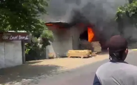 Jago Merah Ngamuk! Toko Spons dan Rumah Ludes di Rejoso Pasuruan