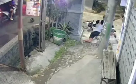 Rekaman CCTV Pengadang Motor di Jombang Terkuak, Bukan Gangster tapi Warga Buru Perusuh