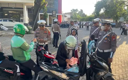Ini Data Statistik Pelanggaran dan Kecelakaan Lalu Lintas selama Operasi Patuh Semeru 2025 di Nganjuk