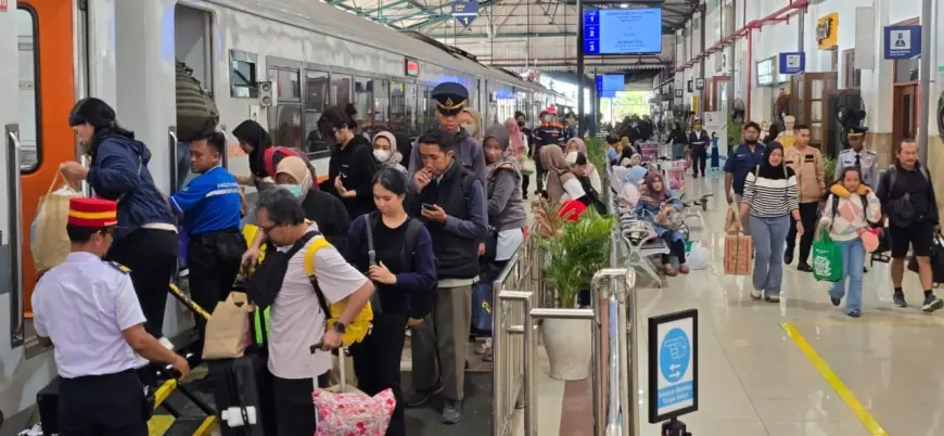 Libur Panjang Tahun Baru Islam, 6.550 Penumpang Kereta Api Padati Stasiun Blitar