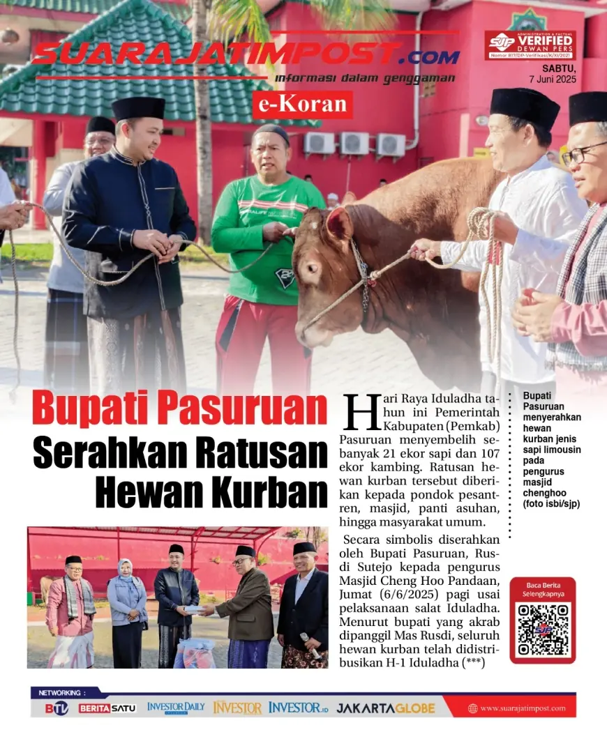 eKoran, Edisi Sabtu, 7 Juni 2025