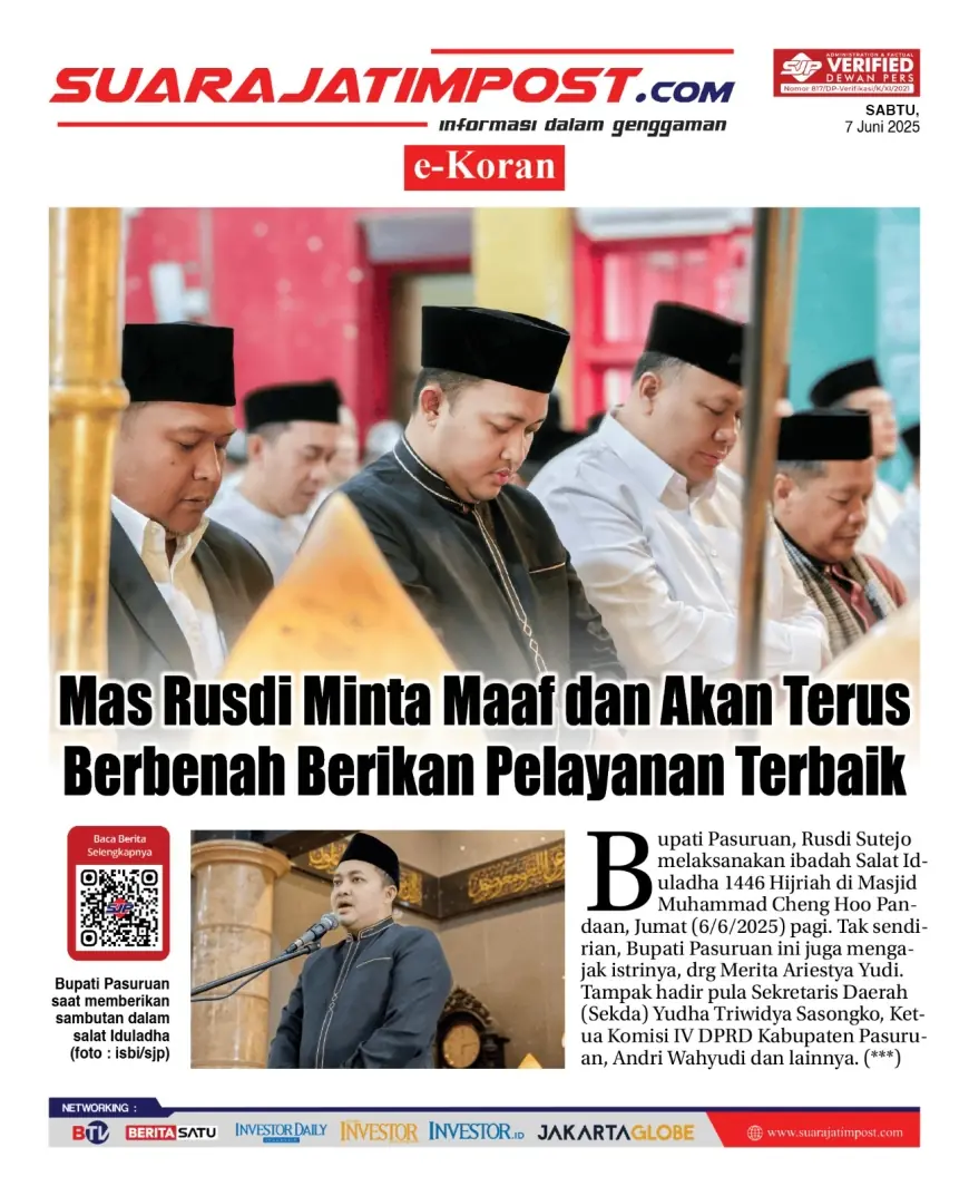 eKoran, Edisi Sabtu, 7 Juni 2025