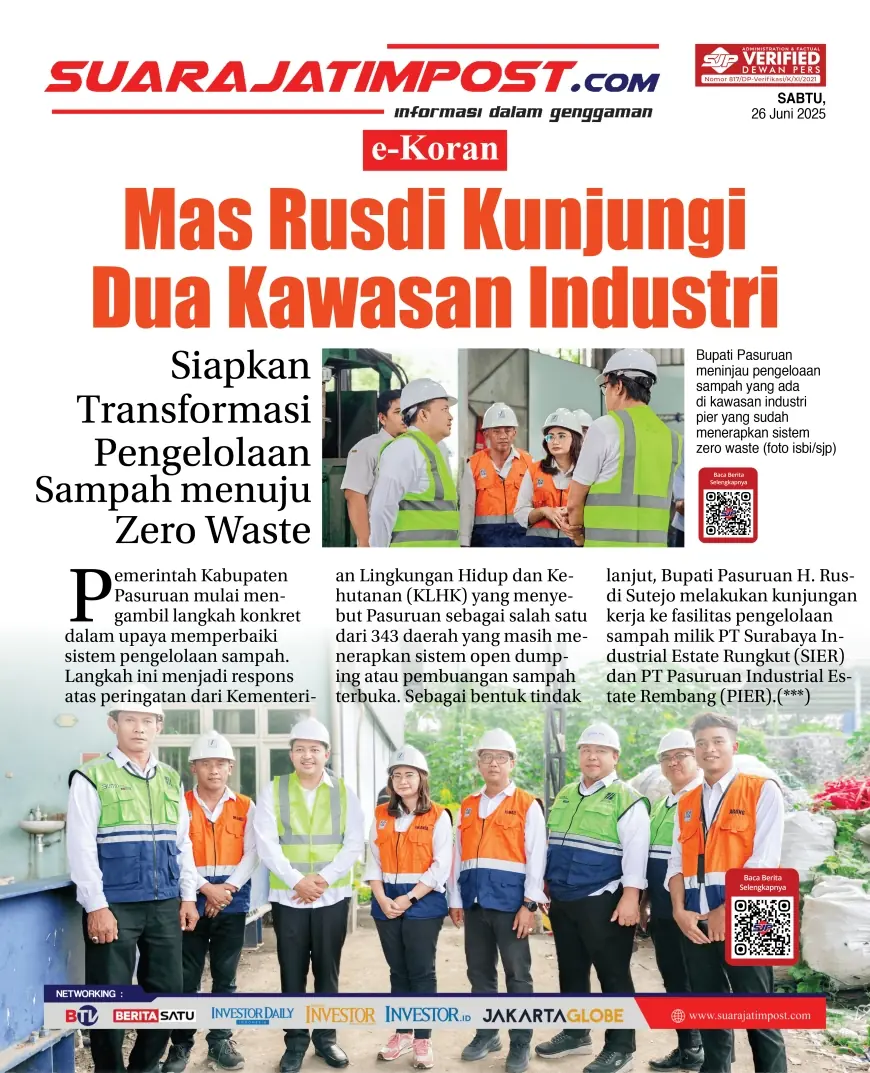 eKoran, Edisi Kamis, 26 Juni 2025
