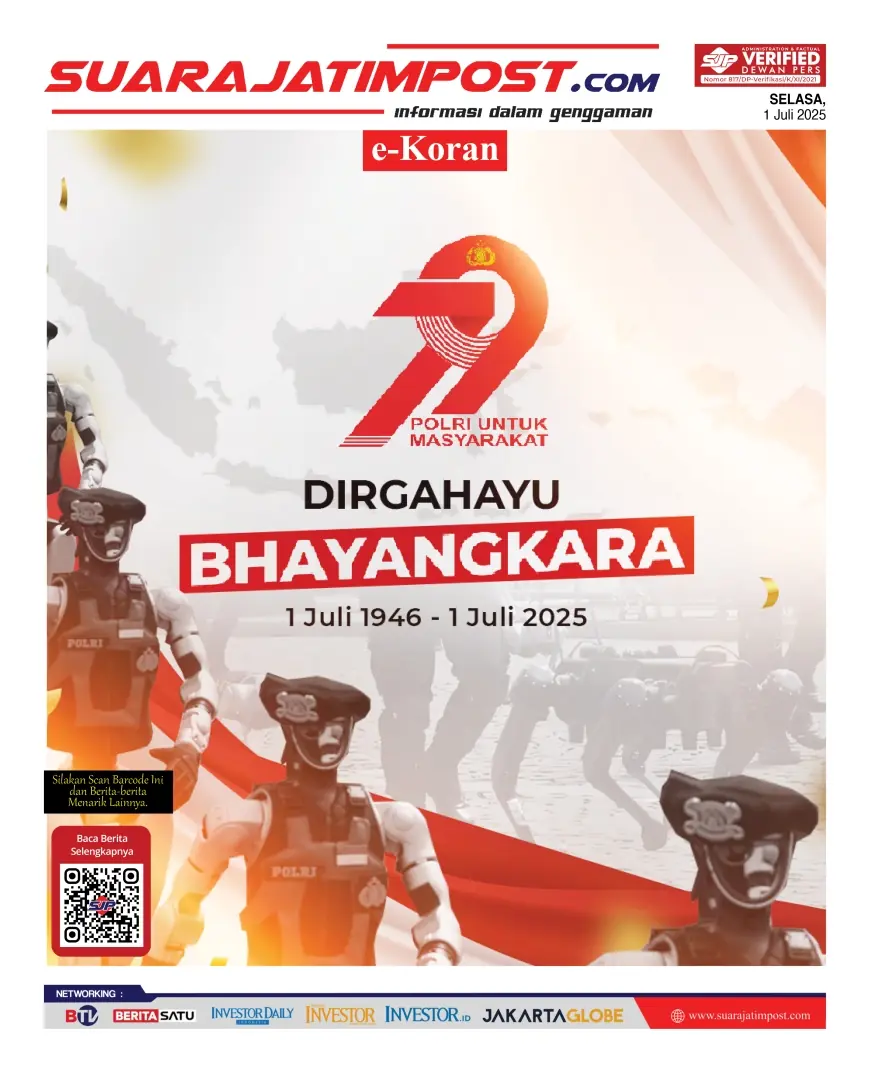 eKoran, Edisi Selasa, 1 Juli 2025