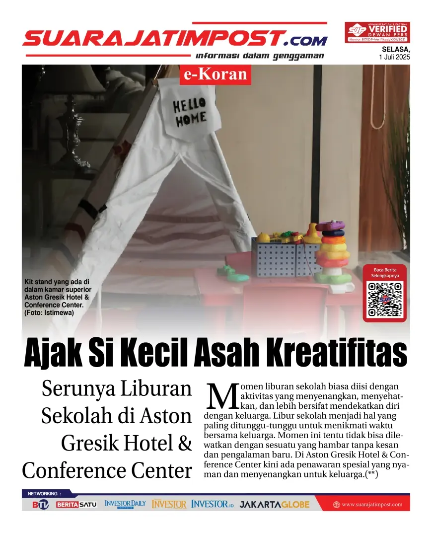 eKoran, Edisi Selasa, 1 Juli 2025