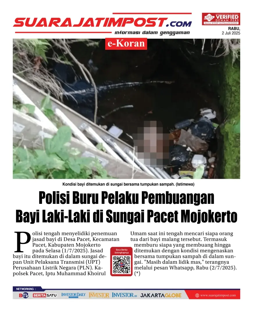 eKoran, Edisi Rabu, 2 Juli 2025