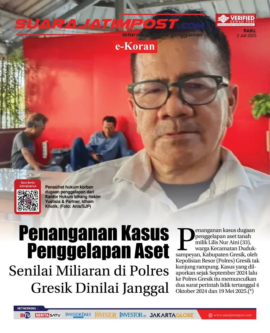 eKoran, Edisi Rabu, 2 Juli 2025