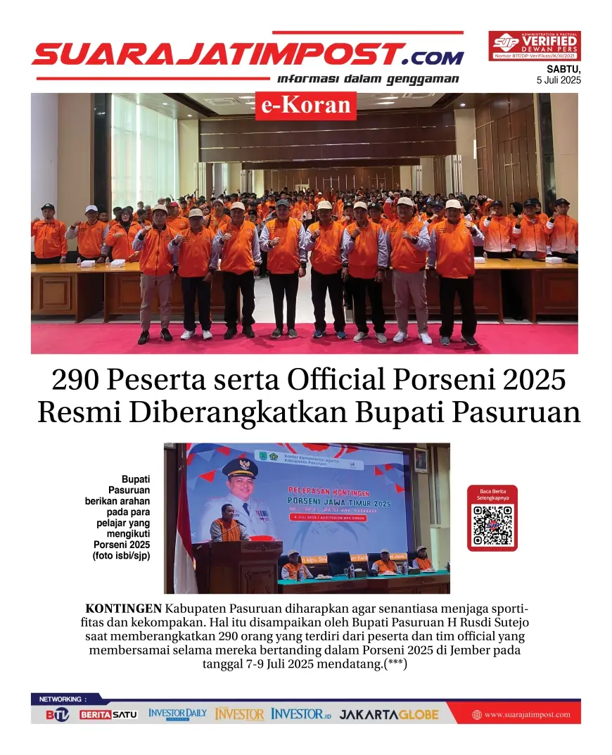 eKoran, Edisi Sabtu, 5 Juli 2025