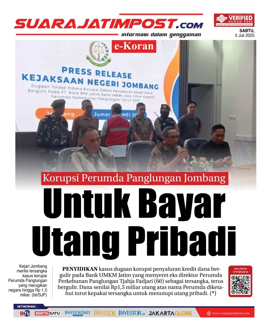 eKoran, Edisi Sabtu, 5 Juli 2025