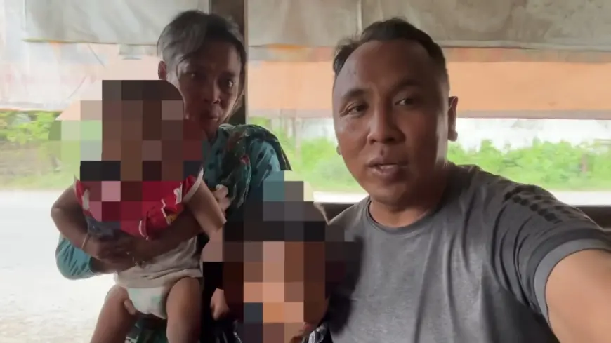 Viral Pengamen Wanita Bawa Dua Anak di Gresik Minta Bantuan di Medsos