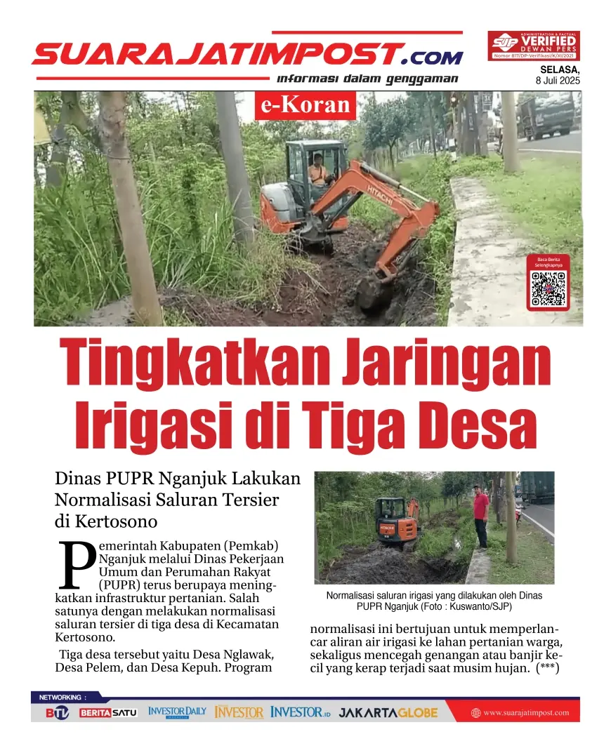 eKoran, Edisi Selasa, 8 Juli 2025