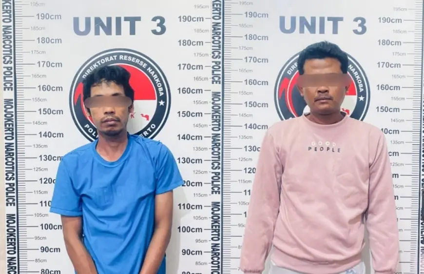 Dua Pengedar Narkoba di Mojokerto Digulung Polisi, Satu Masih Buron